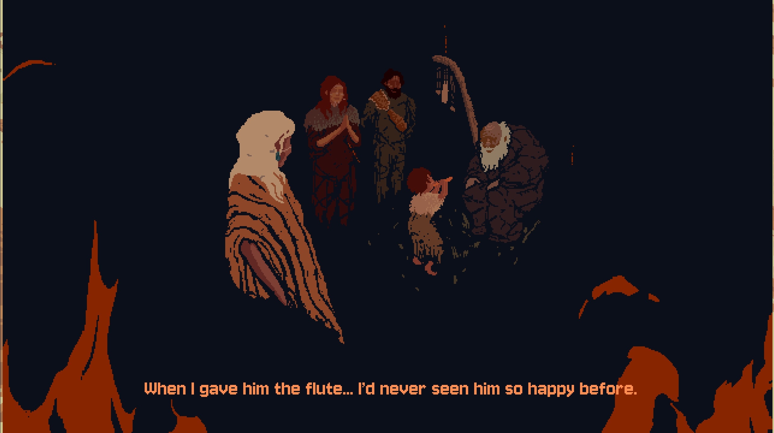 Throughout the game you will see vignettes of Ro&rsquo;s life before the tragedy.