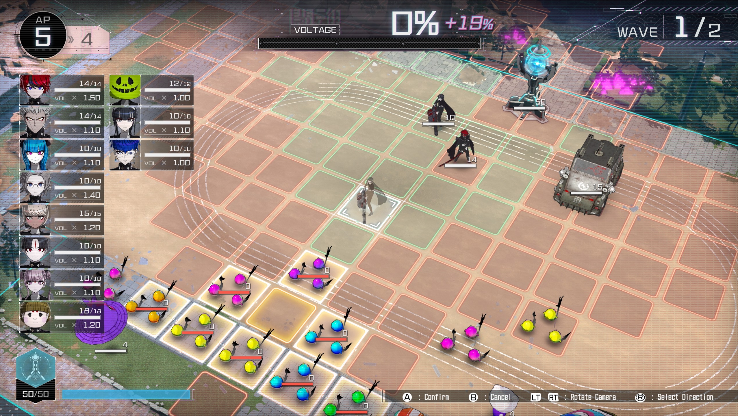 A defensive battle at the school.